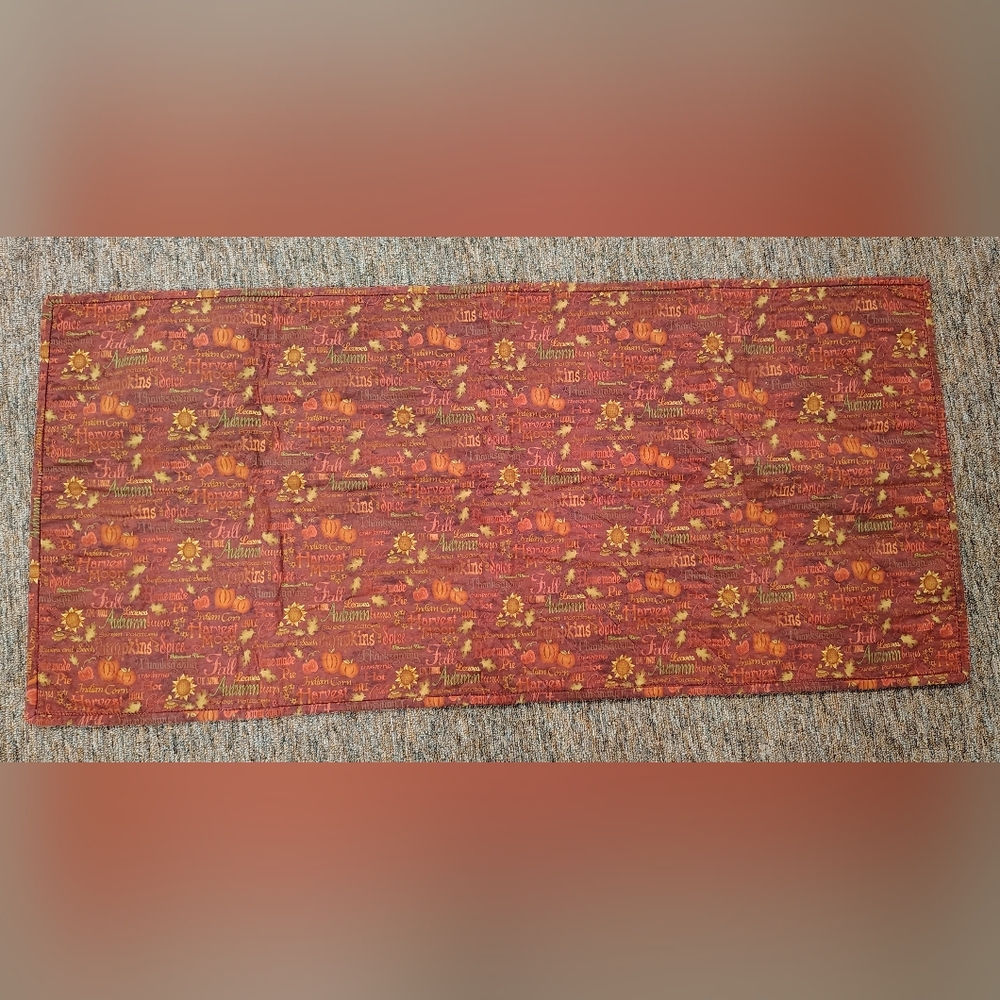 Handmade Autumn Table Runner